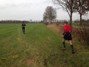 Veldje oversteken