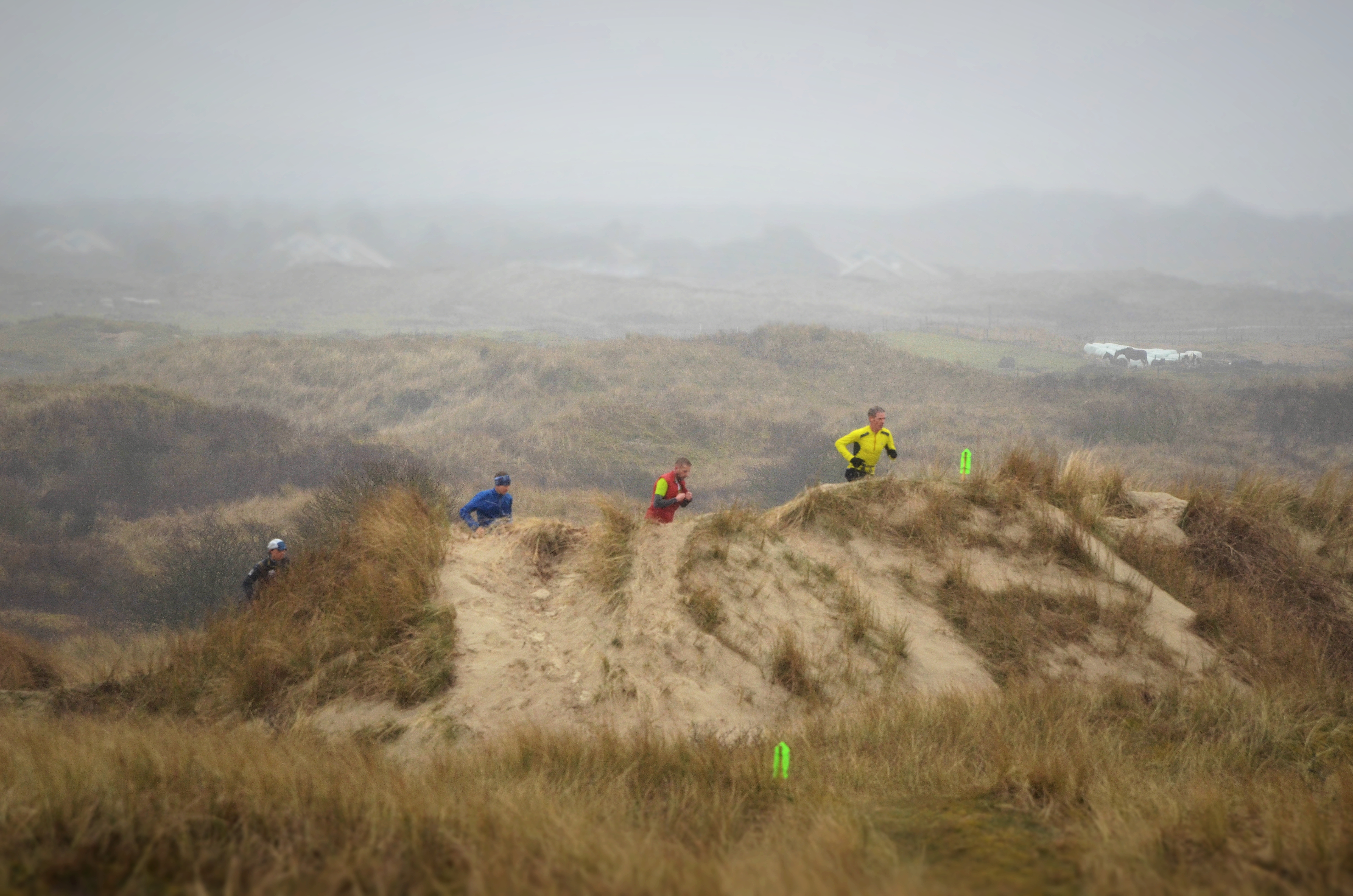 Nee, geen Alpen, Ameland! Aan kop van de wedstrijd (nog wel)